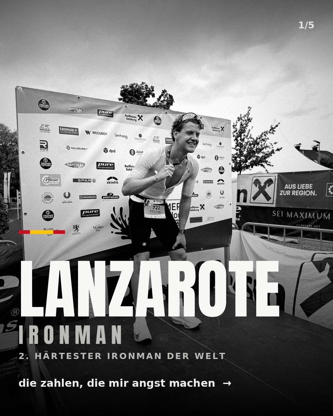 Es ist offiziell. 🌋

Am 15. Mai 2027 stehe ich am Start des Ironman Lanzarote –