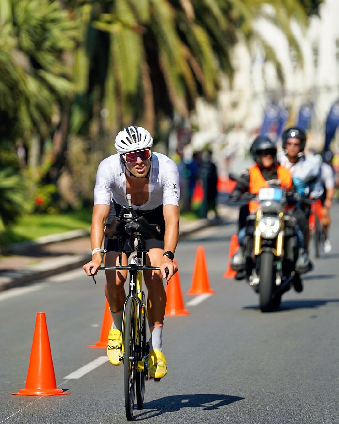 Photos taken during the 2025 Ironman France in Nice Nice was well represented as