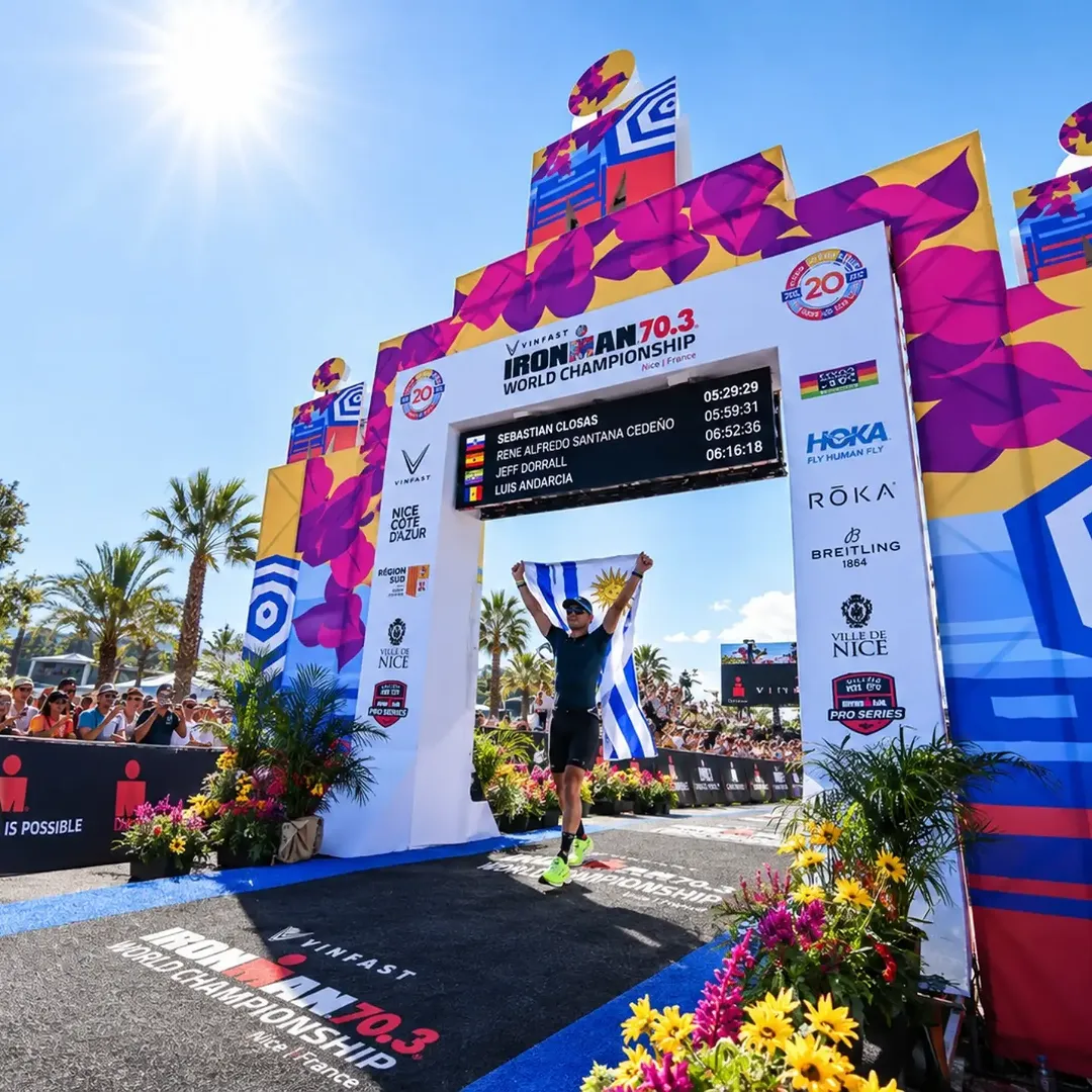 🏊‍♂️🚴‍♂️🏃‍♂️ IRONMAN 70.3 WORLD CHAMPIONSHIP — NICE 🇫🇷 La felicidad de cruz